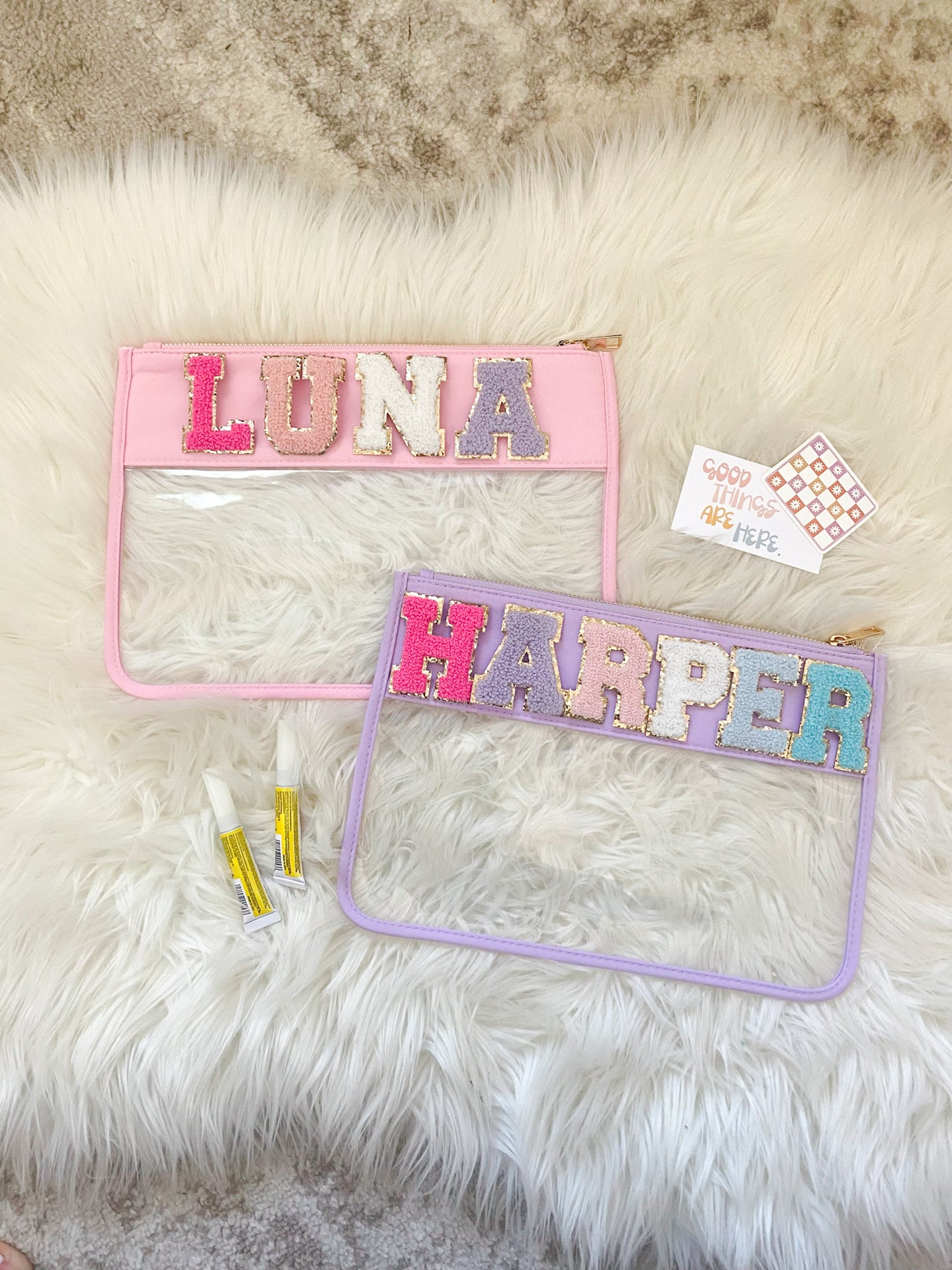 DIY Clear Flat Nylon Pouch